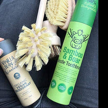 '- Natural Boar Bristle Bamboo Toothbrush - Compostable and Biodegradable