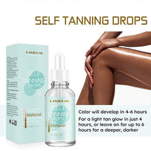 Natural Face Tan Drops Sun Tanning Oil Self Tanning Serum Drops