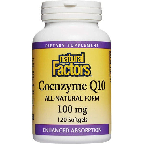 Natural Factors Coenzyme Q10 100mg 120 softgels