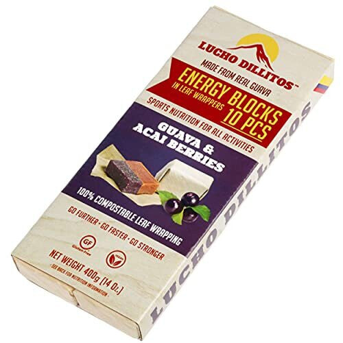 Natural Guava Energy Bars 10x40g - High Carb Cycling Energy Bars for Maximum Endurance - Savory Energy Gels for Running, Sweets for Athletes