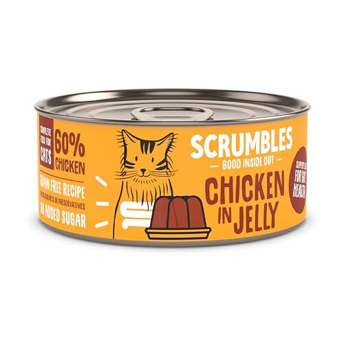 Natural Wet Cat Food, Chicken in Jelly 18x 80g