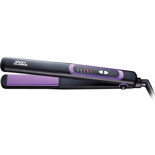 Nicky Clarke Frizz Control Women's Hair Straightener Smooth Ceramic Plates 230°C