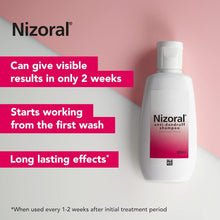 Nizoral Anti-dandruff Shampoo, Treats and Prevents Dandruff, Suitable for Dry Flaky and Itchy Scalp, Contains Ketoconazole - 60ml