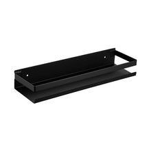 No Drilling Shower Shelf, Stainless Steel Bathroom Shelf, Matte Black - 30cm