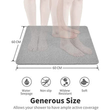 Non-Slip Loofah Style Shower Mat Bath Mat 60x60cm Bathtub Mat Anti Mould