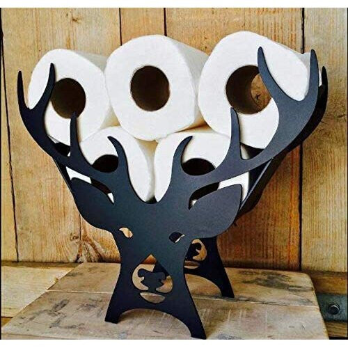 Novelty Deer Toilet Roll Holder Stag Animal Bathroom Accessories