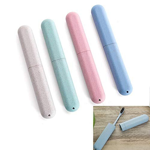 Nuluxi Portable Toothbrush Tube Holder Cases Eco-friendly Travel Toothbrush Case Eco-friendly Toothbrush Covers Eco-friendly & Anti-bacterial & L