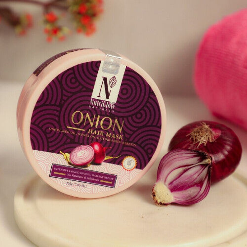 NutriGlow Naturals Onion Hair Mask - 200g