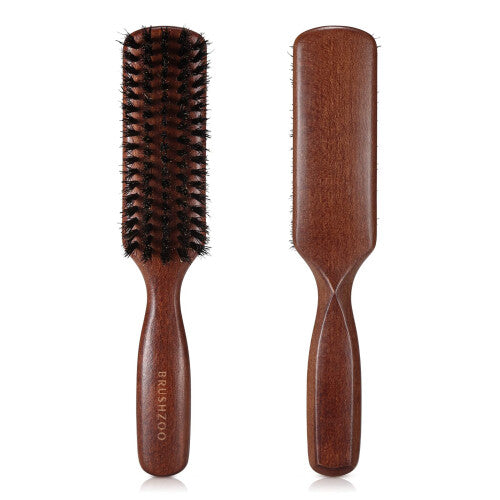 O BRUSHZOO Hair Brush  Boar Bristle Brush for Men Thin Fine Normal Hai