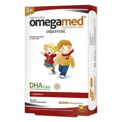 Omegamed Resistance 3+ DHA algae 30 chewable  gel tablet