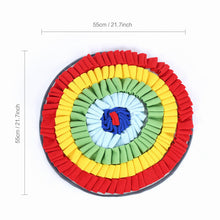 (One Size, 1) Colourful Rainbow Slow Food Feeder Washable Pet Dog Snuffle Mat