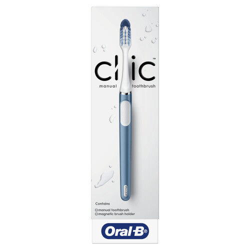 Oral-B Clic Toothbrush  Alaska Blue  with 1 Replaceable Brush Head and