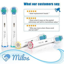 Oral B Compatible Electric Toothbrush Heads - Milos for Braun Oral B Toothbrush Head Replacement 16 Pack - Compatible Oral B Electric Toothbrush Hea