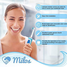 Oral B Compatible Electric Toothbrush Heads - Milos for Braun Oral B Toothbrush Head Replacement 16 Pack - Compatible Oral B Electric Toothbrush Hea