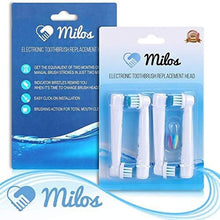 Oral B Compatible Electric Toothbrush Heads - Milos for Braun Oral B Toothbrush Head Replacement 16 Pack - Compatible Oral B Electric Toothbrush Hea