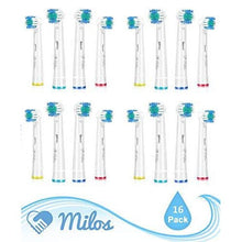 Oral B Compatible Electric Toothbrush Heads - Milos for Braun Oral B Toothbrush Head Replacement 16 Pack - Compatible Oral B Electric Toothbrush Hea