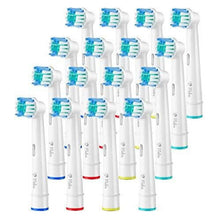 Oral B Compatible Electric Toothbrush Heads - Milos for Braun Oral B Toothbrush Head Replacement 16 Pack - Compatible Oral B Electric Toothbrush Hea