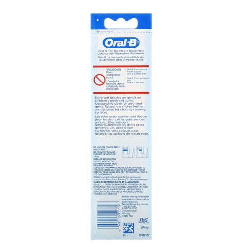 Oral-B, Disney, 2 Replacement Brush Heads, Extra Soft, 3+ Years