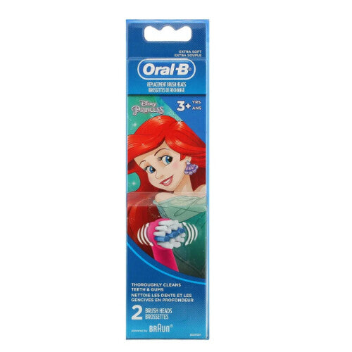 Oral-B, Disney, 2 Replacement Brush Heads, Extra Soft, 3+ Years