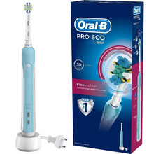 Oral B Pro 600 FlossAction Electric Toothbrush - Turquoise