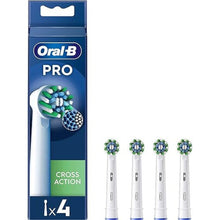 Oral-B Pro Cross Action Electric Toothbrush Head, Pack of 4 Toothbrush