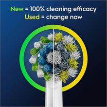 (Oral-B Pro Cross Action Electric Toothbrush Head, X-Shape and Angled Bristles for Deeper Plaque Removal, Pack of 16 Toot) Pro Cross Action Electric Toothbrush Head, X-Shape And Angled Bristles for Deeper Plaque