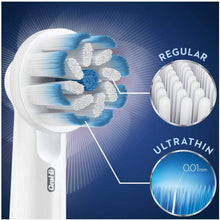 Oral-B Sensitive Clean Replacement Brush Heads x 8 Original Refill for Electric Toothbrush, White, 200 Gram