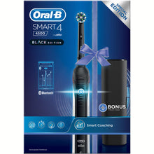 Oral-B Smart 4 4500 CrossAction Electric Toothbrush Rechargeable, 1 App Connected Handle, 3 Modes, Pressure Sensor, 2 Brush Heads, 1 Travel Case, 2