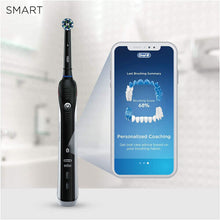 Oral-B Smart 4 4500 CrossAction Electric Toothbrush Rechargeable, 1 App Connected Handle, 3 Modes, Pressure Sensor, 2 Brush Heads, 1 Travel Case, 2