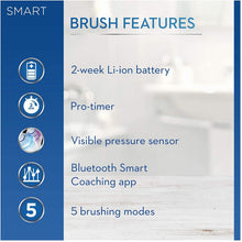 Oral-B Smart 6 6000N CrossAction Electric Toothbrush, White, 5 Modes