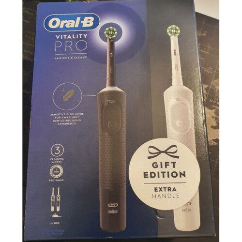 Oral-B Vitality PRO black & white Duo Gift Edition