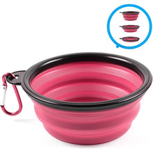 Oversized Collapsible Dog Bowl Collapsible Expandable Cup Plate Pet Cat Food Feeding Water Portable Travel Bowl