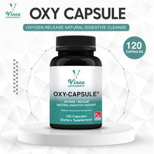 Oxy-Capsule Magnesium Compound - Vegan Oxygen Powder Natural Colon Cleanser - Gas Relief, Bloating Relief, Constipation Relief - Intestinal Cleanser