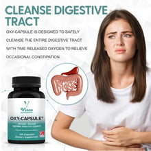 Oxy-Capsule Magnesium Compound - Vegan Oxygen Powder Natural Colon Cleanser - Gas Relief, Bloating Relief, Constipation Relief - Intestinal Cleanser