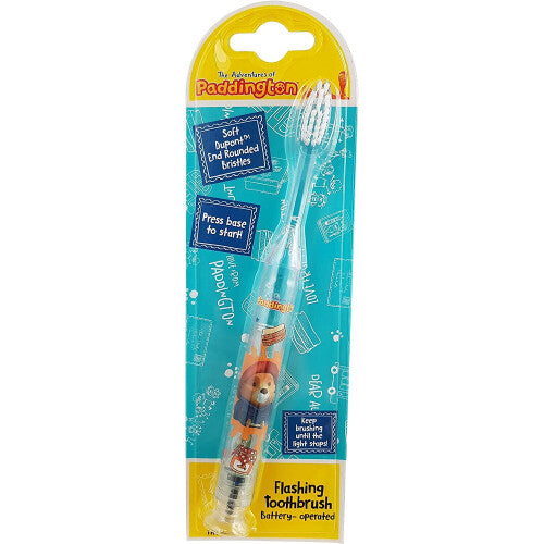 Paddington Bear Children's Flashing Toothbrush - 2 Minute Timer, Multi