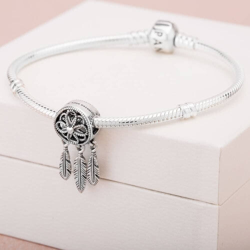 Pandora Spiritual Dreamcatcher Dangle Charm Sterling Silver 797200