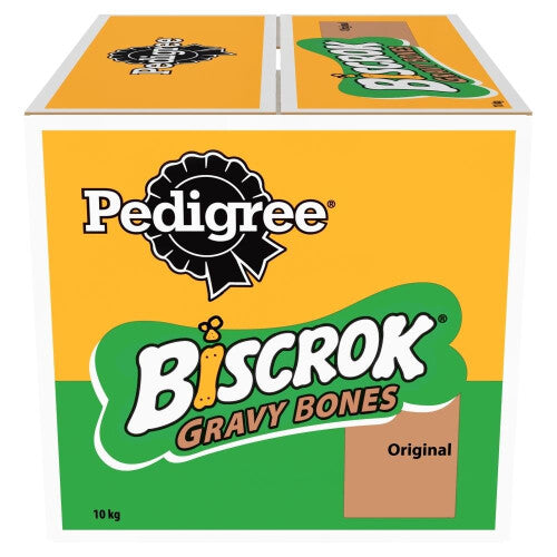 Pedigree Biscrok Gravy Bones Biscuits Dog Treats 10kg