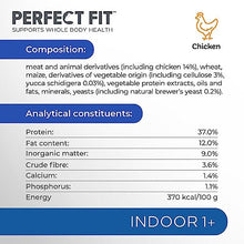 Perfect Fit Indoor Adult 1+ Complete Dry Cat Food for Adult Cats Aged 1+ Years, Rich in Chicken, 1 Bag (7 kg)