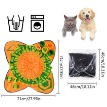 Pet Dog Snuffle Mat Pet Sniffing Training Blanket Detachable Fleece Pads Dog Mat Relieve Stress Nosework Puzzle Toy Pet Nose Pad