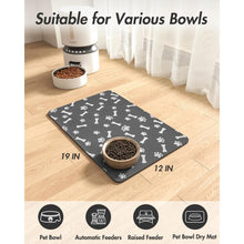 Pet Feeding Mat - Stain Resistant Quick Dry Dog Drinker Mat