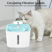 Pet Fountain Water Dispenser Dog Water Fountain ,Super Quiet Flower Automatic Electric Water Bowl with LED Light