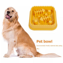 Pet Slow Eating Cat Dog Feeder High Quality Plastic Food Bowl NonSlip