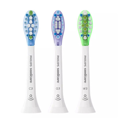 Philips-HX9073 x3 Sonicare Premium smart cleansing toothbrush heads