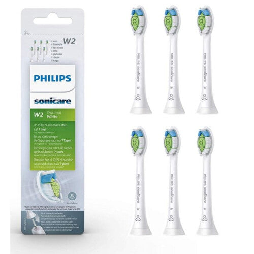 Philips Optimal White Brush Heads 6 Pack - HX6066/10