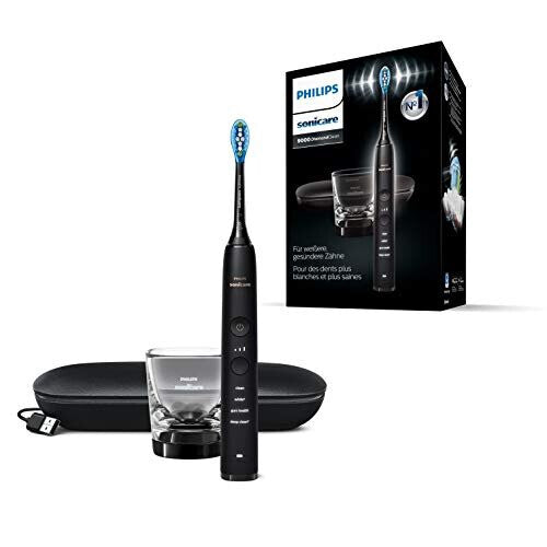 Philips Sonicare DiamondClean HX9911/09 Electric Toothbrush - Sonic Toothbrush with 4 Cleaning Programmes, Timer Black