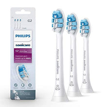 Philips Sonicare Genuine G2 Optimal Gum Health Toothbrush Heads, 3 Brush Heads, White, HX9033/65