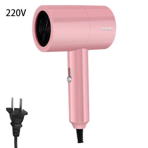 (Pink) Hair Dryer Hammer Shaped Three Color 800w Quick Drying Highpower Household 220v