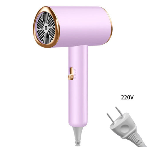 (Pink) Hair Dryer Three Color Fashionable Household Highpower High Wind Speed 1200w 220v