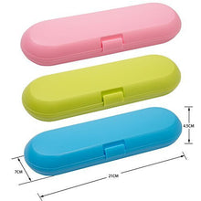 Plastic Electric Toothbrush Travel Case for Oral-B Pro Series, 3 Packs (Blue&Pink&Green)