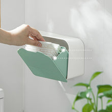 Plastic PS Wall Mounted Storage Box Sanitary Napkin Cosmetics Multi- Flap Grid Sealed Storage Box A